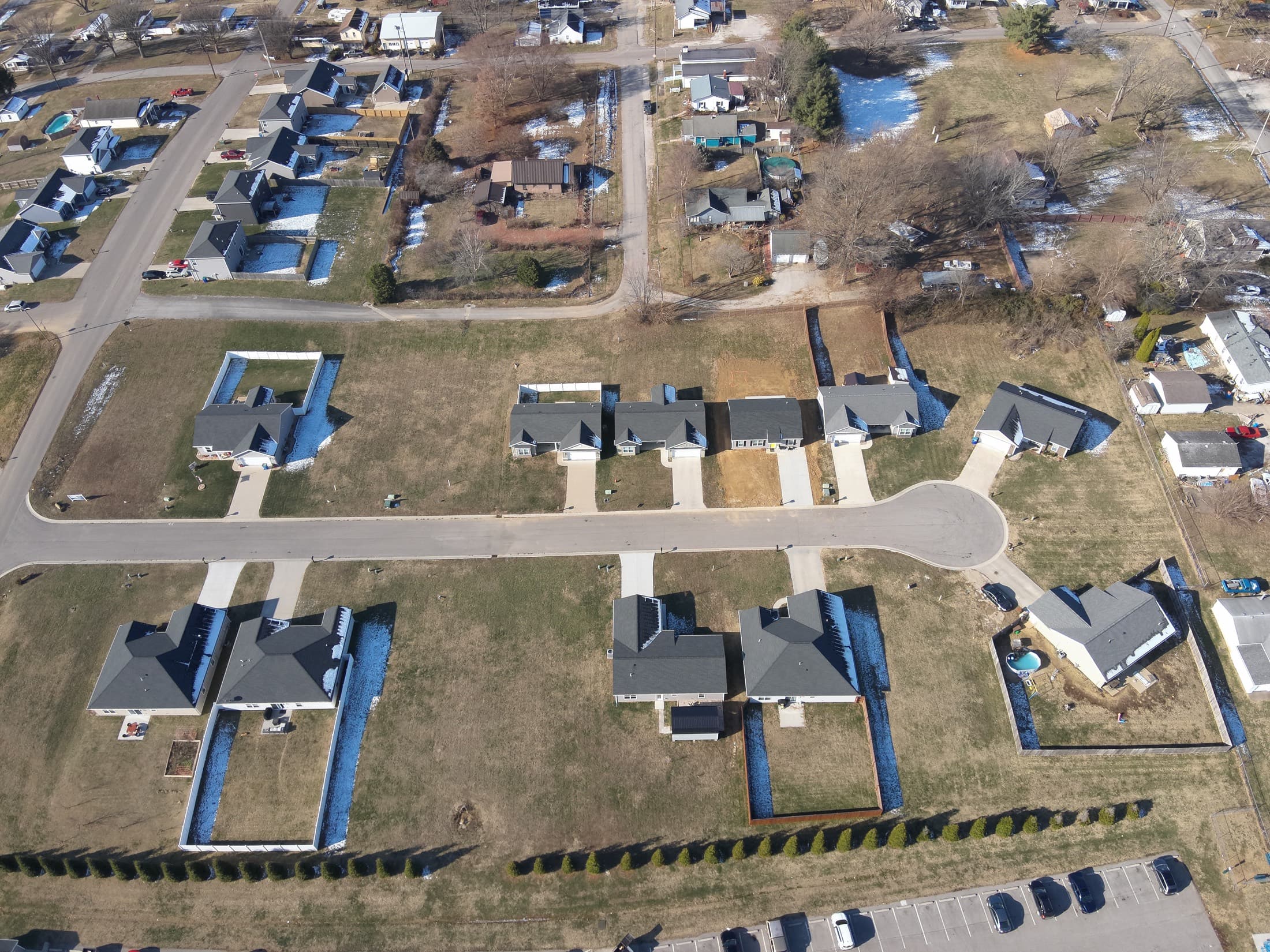 Baldwin Heights aerial, Princeton, IN