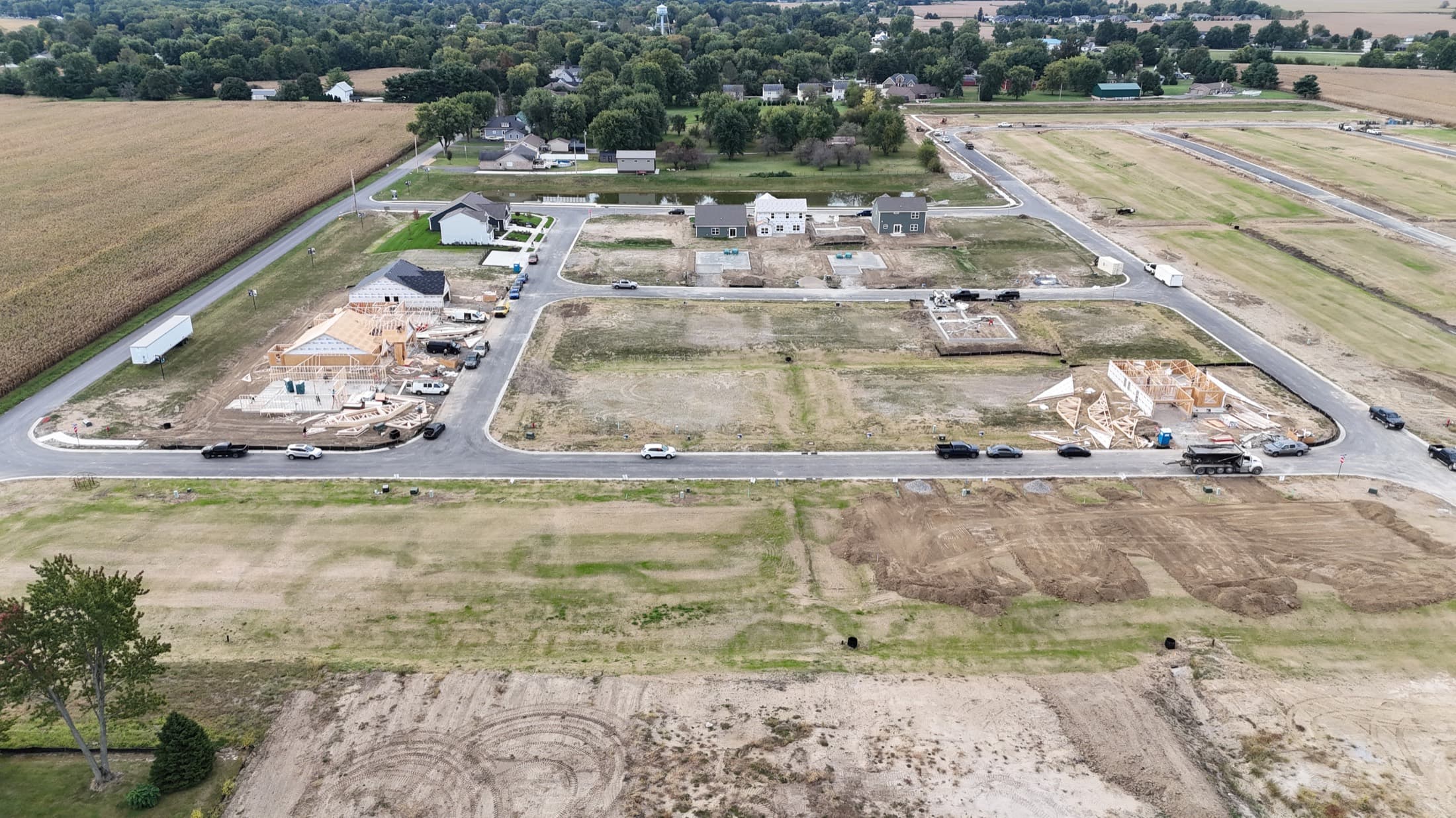 Darlington Villas aerial, Jamestown, IN