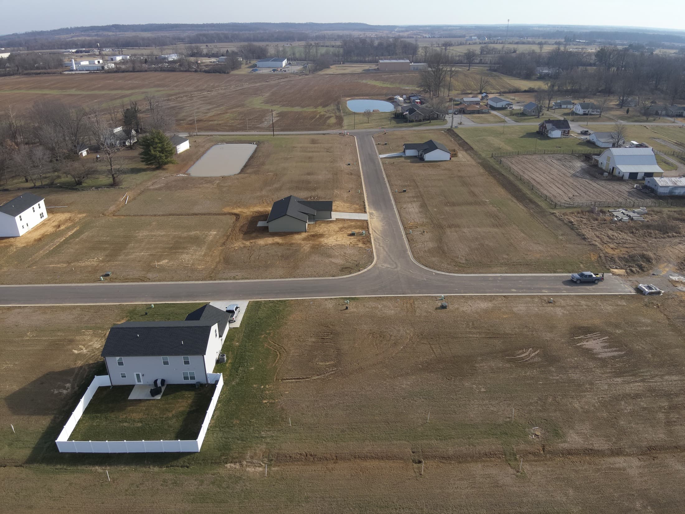 Willow Crossing aerial, Evansville, IN